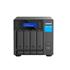 Storage Nas Qnap 4 Baias Para HD e SSD Preto TVS-H474-PT-8G-US