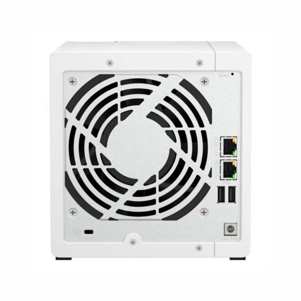 Storage Qnap TS-433-4G, NAS QNAP, Arm Cortex-a55 2.0Ghz, 4GB, Torre Sem HD, Branco