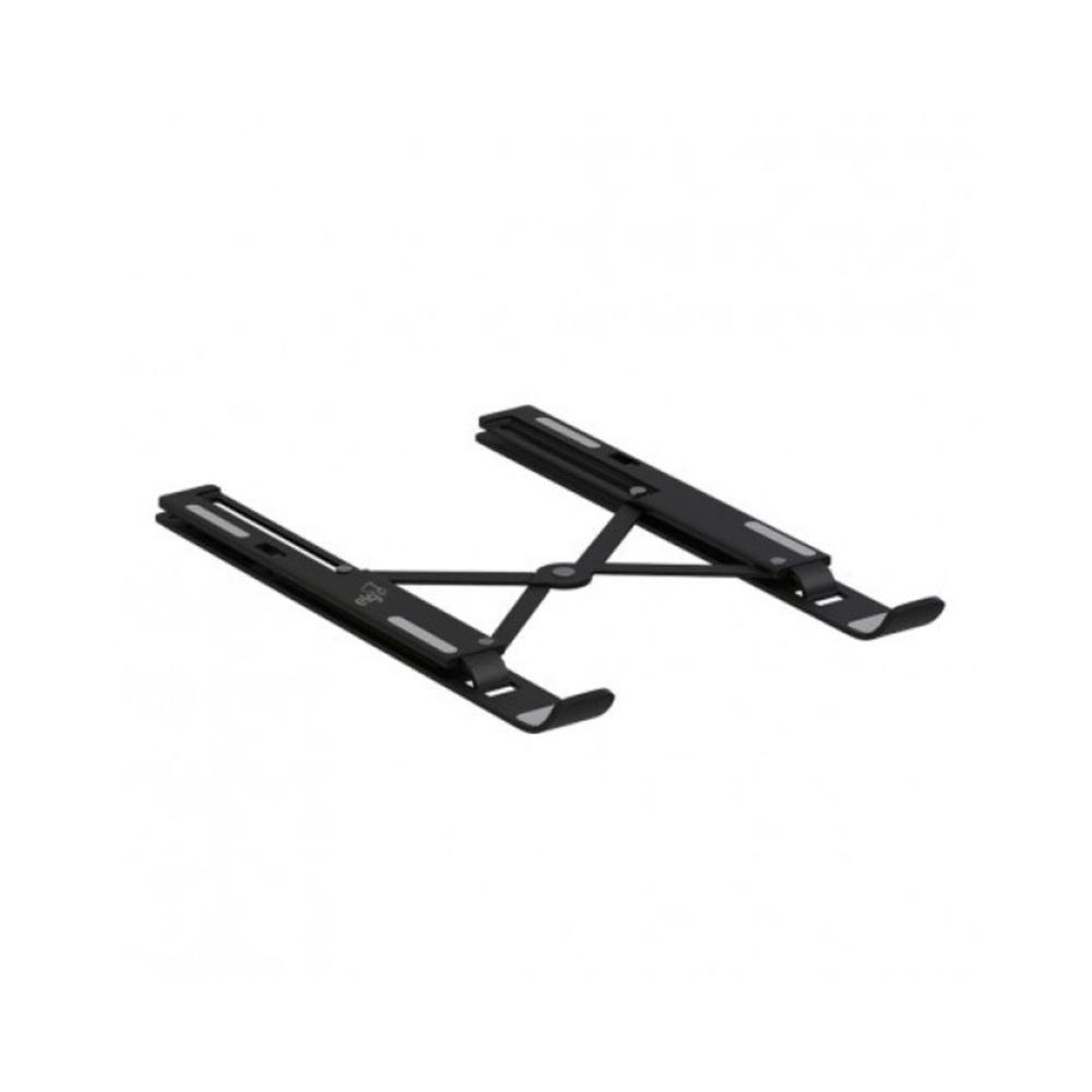 Suporte de Mesa Portátil para Notebook, ELG, NTB8520B, 10 a 17.3 Polegadas, 10 Níveis de Altura, Preto