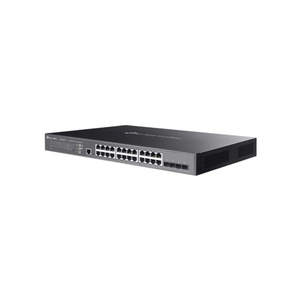 Switch TP-Link Omada SG3428XPP-M2, 24 Portas 2.5G, 4 SFP+ 10G, PoE++, L2+ Gerenciável, Preto