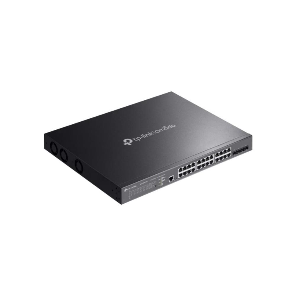Switch TP-Link Omada SG3428XPP-M2, 24 Portas 2.5G, 4 SFP+ 10G, PoE++, L2+ Gerenciável, Preto