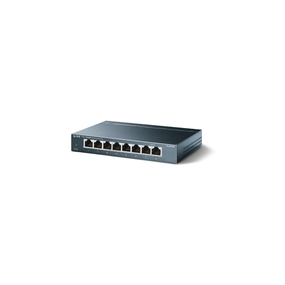 Switch Gigabit de Mesa TP-Link 8 Portas 10/100/1000Mbps - LS1008G