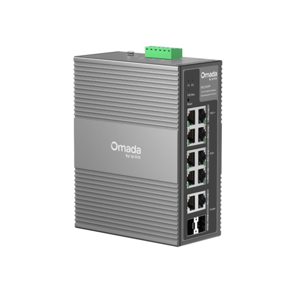 Switch Industrial TP-Link Omada IES210GPP 10 Portas Gigabit PoE+ Gerenciável