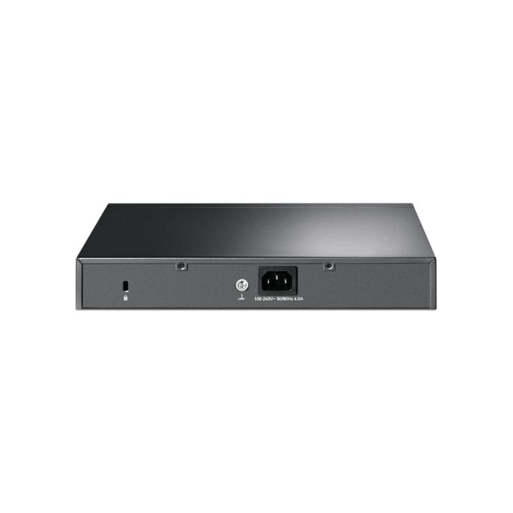 Switch TP-Link SX3206HPP, 4 portas 10G PoE++, 2 portas SFP+ 10G, gerenciável, Preto