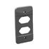 Tampa PVC Cinza Escuro 1 2 Tomadas NBR14136 914415 Cemar