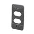 Tampa PVC Cinza Escuro 1 2 Tomadas NBR14136 914415 Cemar