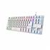 Teclado Gamer Trust GXT 833W Thado, Branco, USB