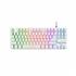 Teclado Gamer Trust GXT 833W Thado, Branco, USB