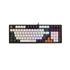 Teclado Mecânico Gamer New Hero Arkana, Rainbow, Switch Blue, ABNT2, USB, Branco e Cinza