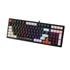 Teclado Mecânico Gamer New Hero Arkana, RGB, Switch Blue, ABNT2, USB, Preto e Cinza