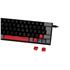Teclado Mecânico Gamer New Hero Titan Mini 60%, Rainbow, Switch Blue, ABNT, USB, Preto e Cinza