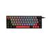 Teclado Mecânico Gamer New Hero Titan Mini 60%, Rainbow, Switch Blue, ABNT, USB, Cinza e Preto