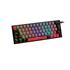 Teclado Mecânico Gamer New Hero Titan Mini 60%, Rainbow, Switch Blue, ABNT, USB, Cinza e Preto