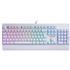 Teclado Mecânico Gamer Redragon Kala Lunar, RGB, Switch Brown, ABNT2, USB, Branco
