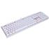Teclado Mecânico Gamer Redragon Mitra Lunar, LED Vermelho, Switch Red, ABNT2, USB, Branco