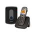 Telefone sem Fio Intelbras TIS 5010, com Ramal Externo, Display luminoso, Preto
