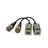Transformador Balun de Vídeo FC, 1 par, UTP,  AHD,CVI,TVI, Preto