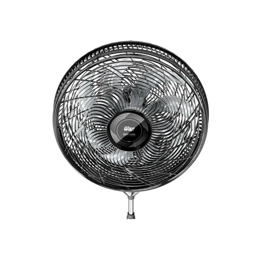 Ventilador de Coluna WAP  FW011712, Flow Turbo, 50cm, 8 Pás, 180W, Oscilante, 3 Velocidades, Preto