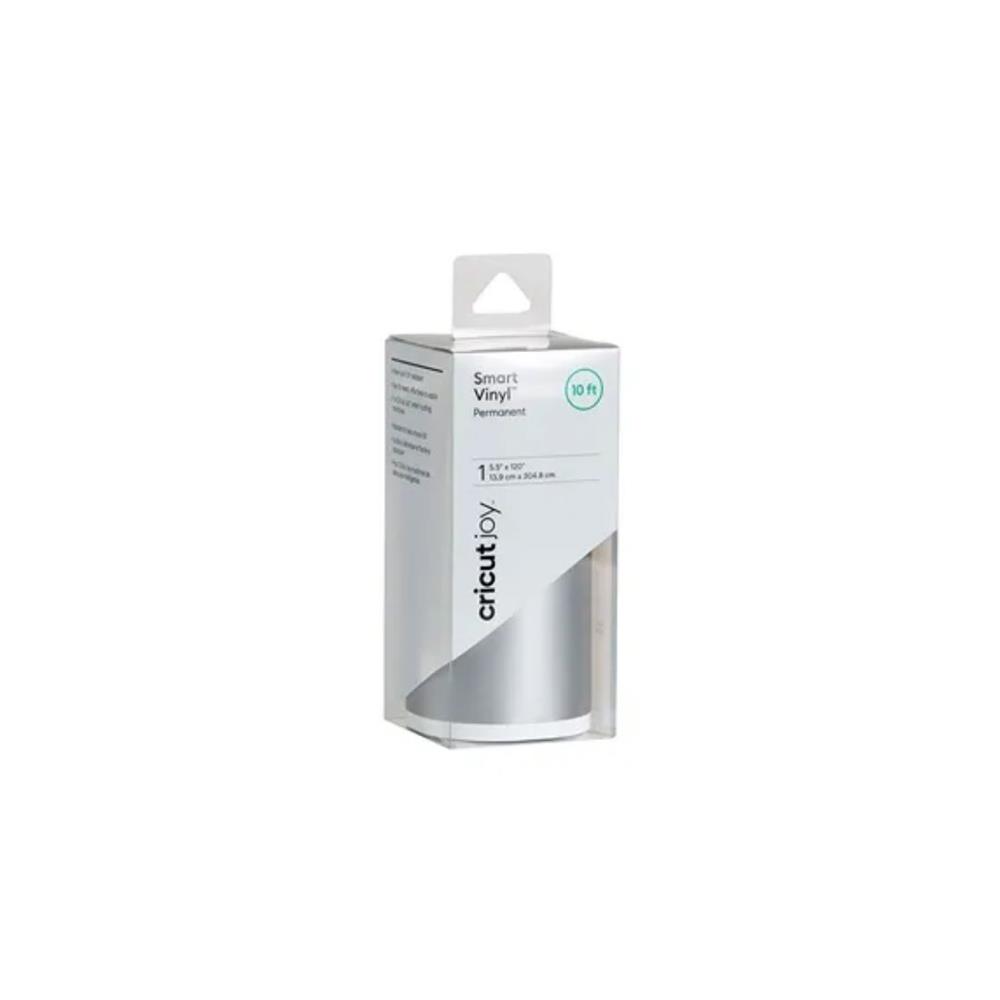 Cricut Value Smart Vinil Permanente Inteligente, 14 cm x 3 m, Acabamento brilhante, Prata