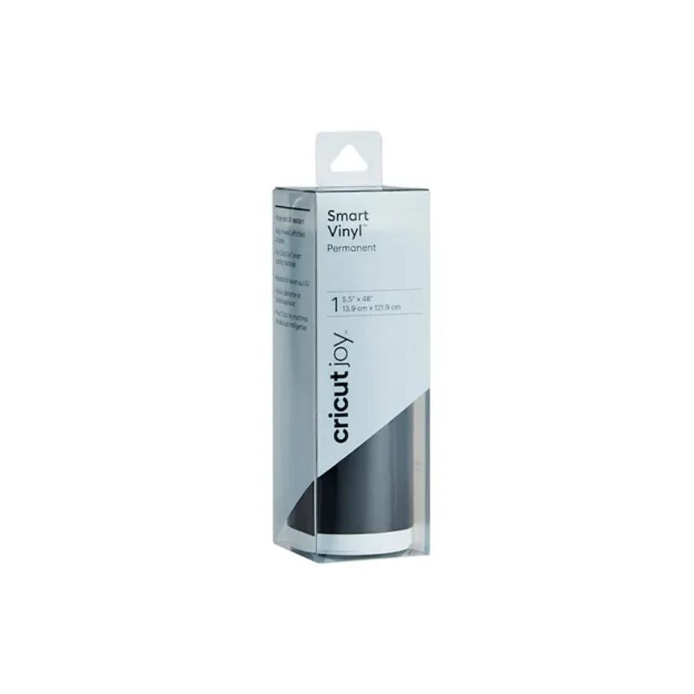 Cricut Smart Vinil Permanente para a máquina Cricut Joy, Preto (14 cm x 3 m) – cortes longos sem base.