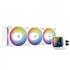 Water Cooler DeepCool LS720, RGB, 360mm, Intel e AMD, Branco