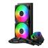 Water Cooler Cooler Master MasterLiquid 240 Core II, RGB, 2 Fans, 120 mm, AMD, Intel, Preto